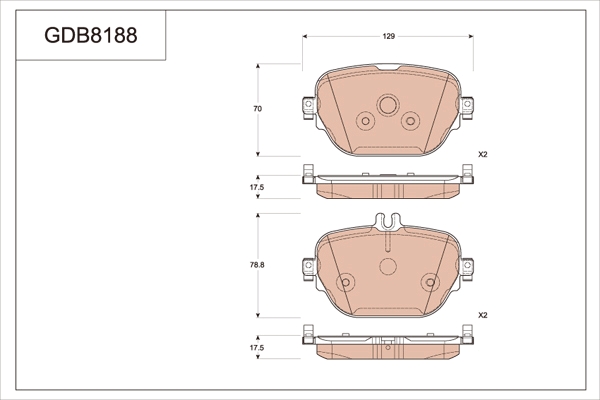 Brake Pad Set, disc brake