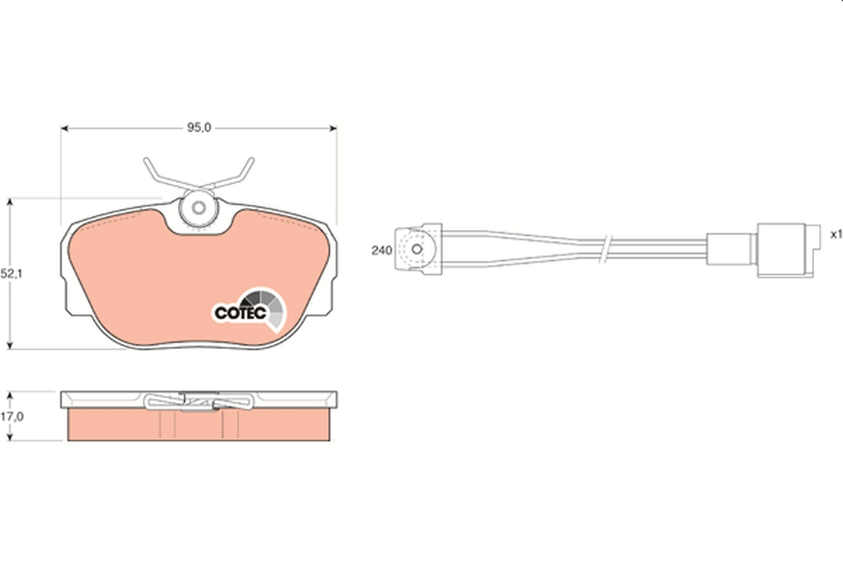 Brake Pad Set, disc brake