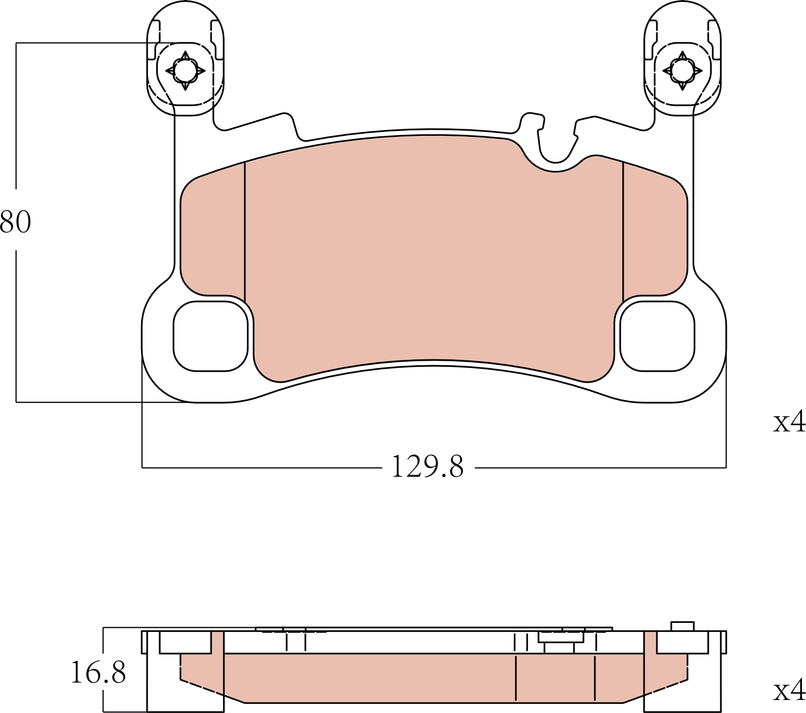 Brake Pad Set, disc brake