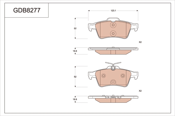Brake Pad Set, disc brake