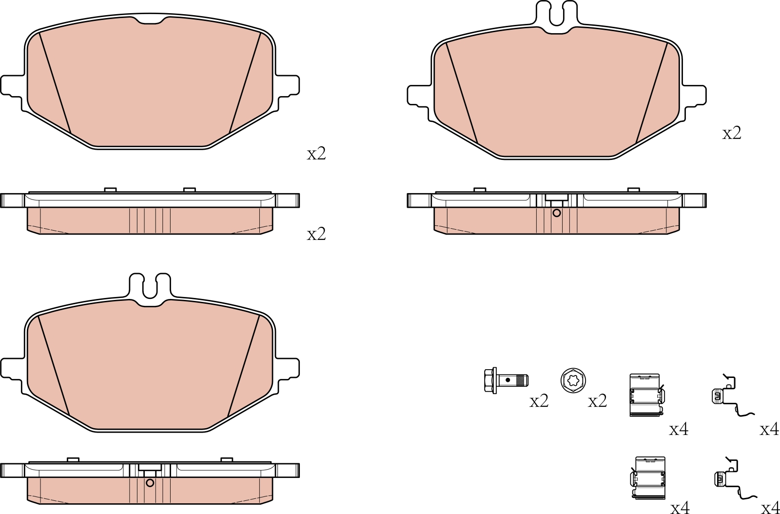 Brake Pad Set, disc brake