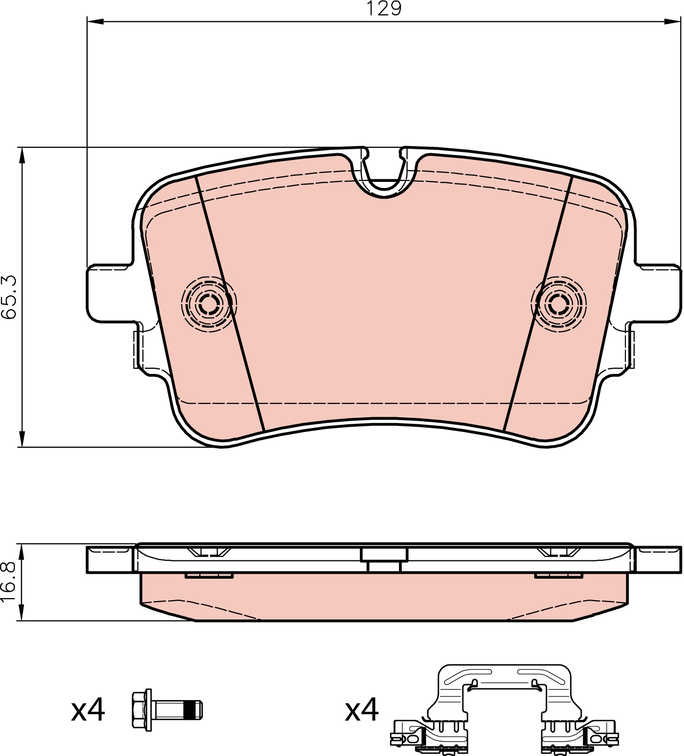 Brake Pad Set, disc brake