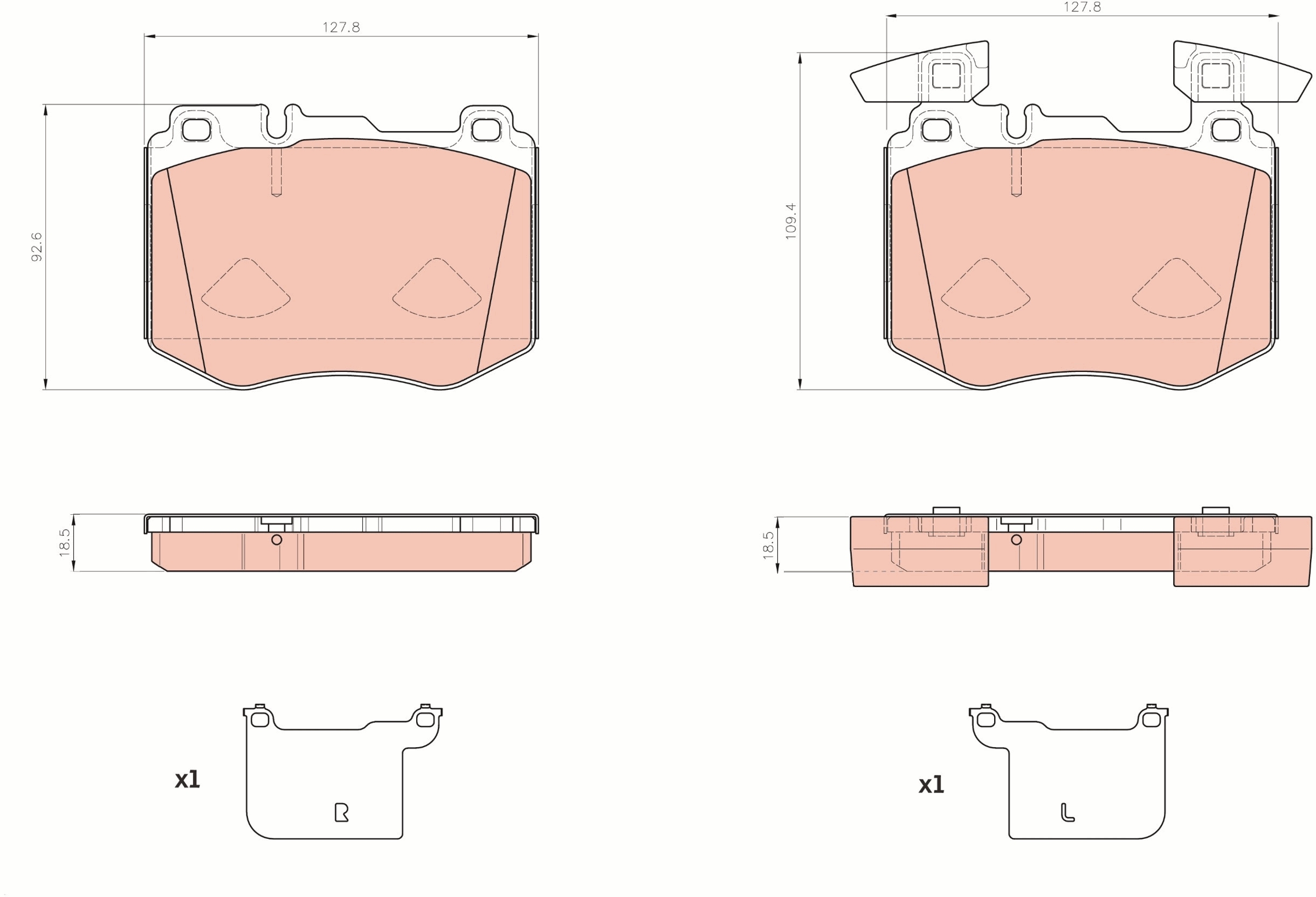 Brake Pad Set, disc brake