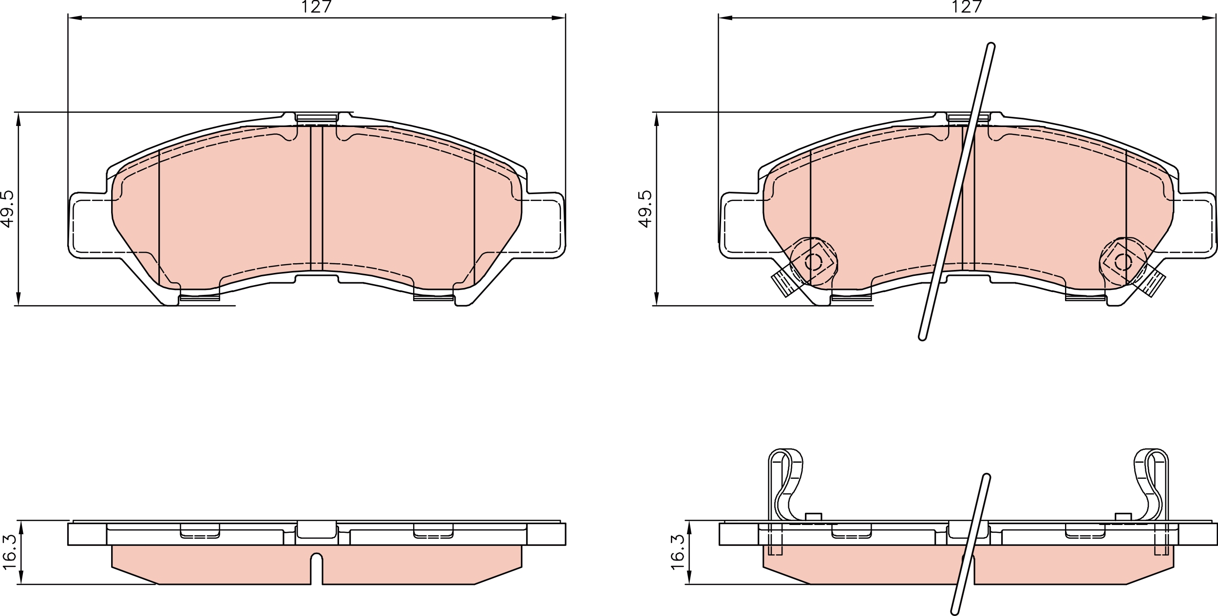 Brake Pad Set, disc brake