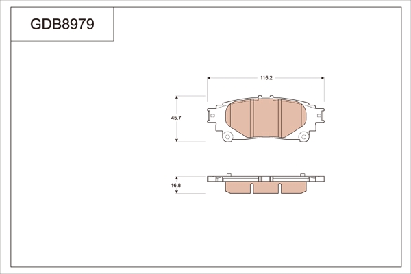 Brake Pad Set, disc brake
