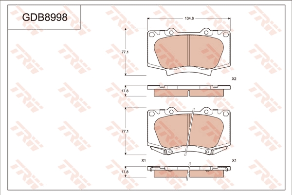 Brake Pad Set, disc brake