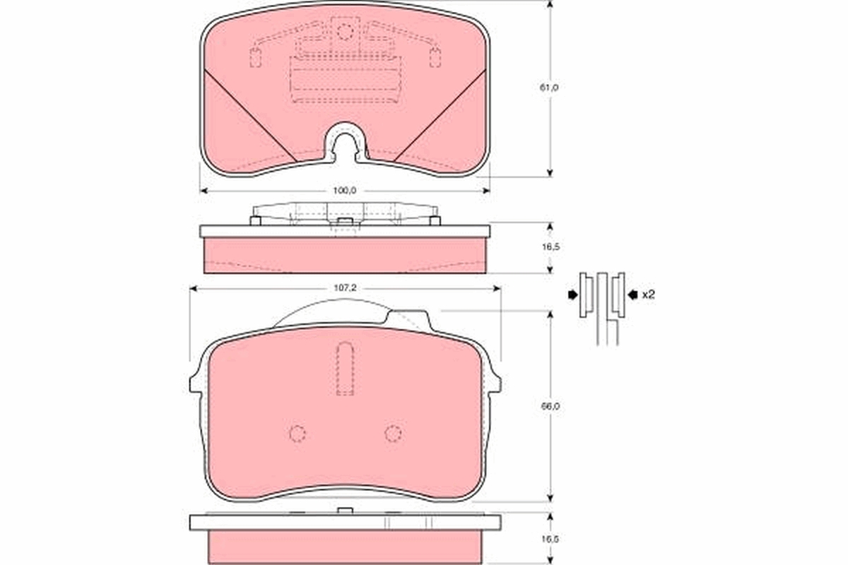 Brake Pad Set, disc brake