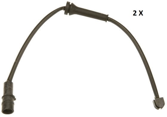Warning Contact, brake pad wear