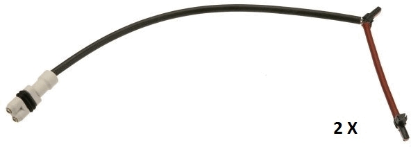 Warning Contact, brake pad wear