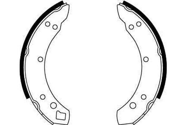 Brake Shoe Set 2