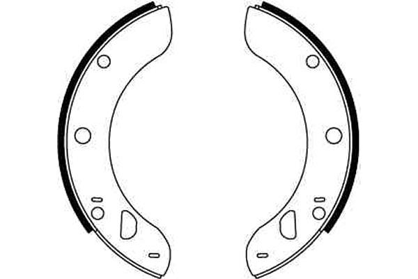 Brake Shoe Set 2