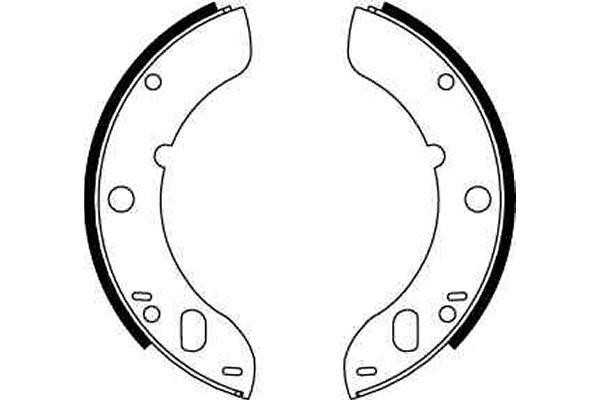 Brake Shoe Set 2
