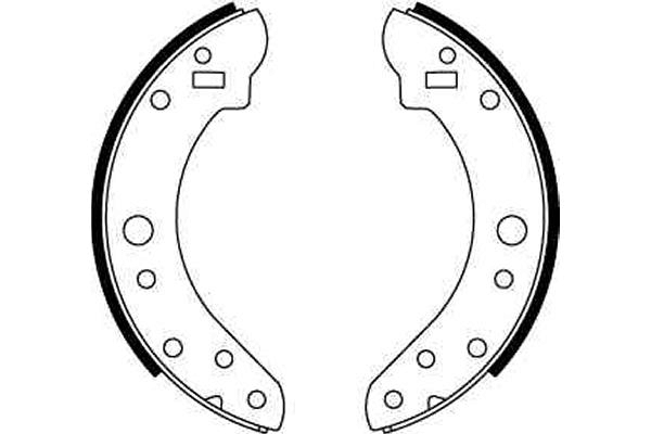 Brake Shoe Set 2