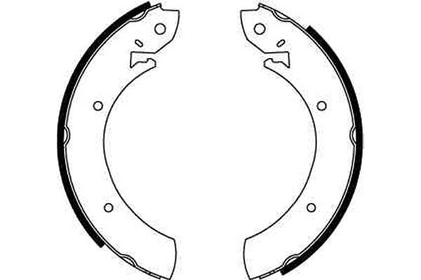 Brake Shoe Set 2