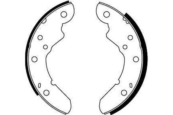 Brake Shoe Set 2