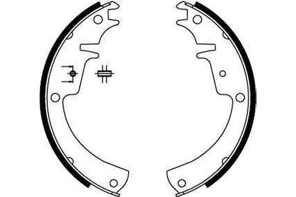 Brake Shoe Set 2