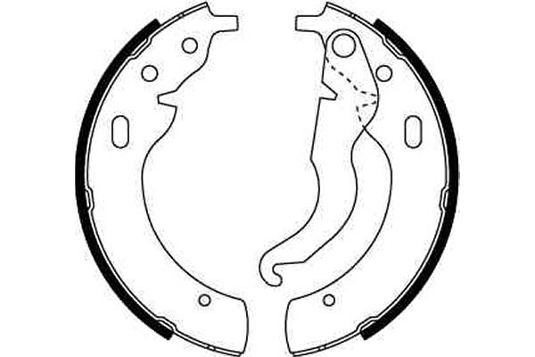 Brake Shoe Set 2