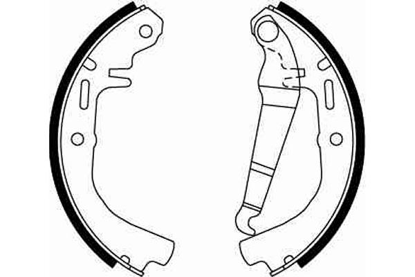Brake Shoe Set 2