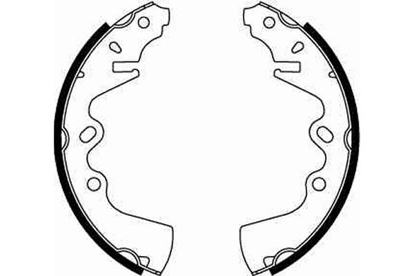 Brake Shoe Set 2