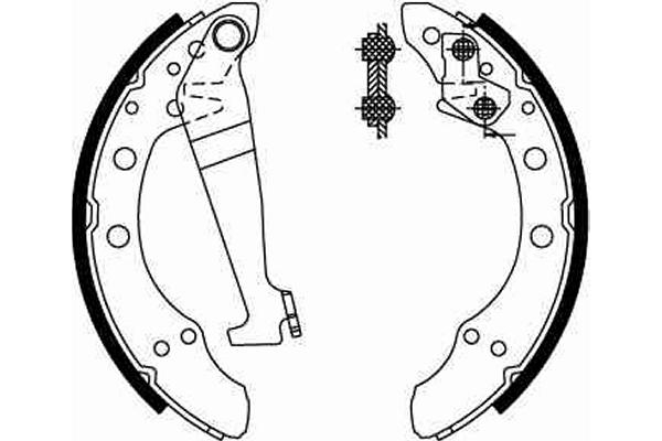 Brake Shoe Set 2