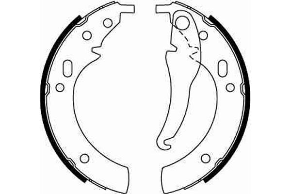 Brake Shoe Set 2