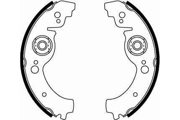 Brake Shoe Set 2