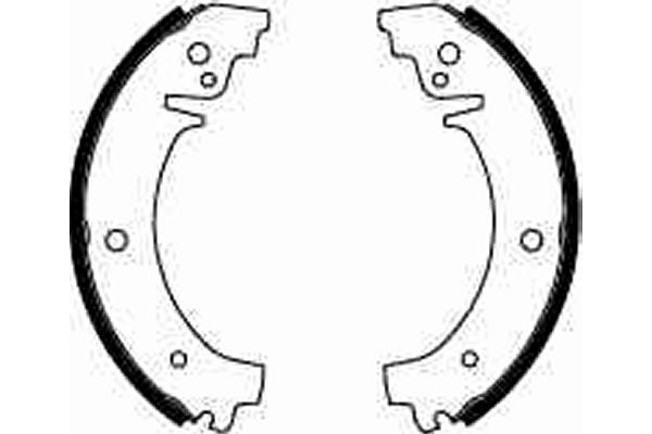 Brake Shoe Set 2
