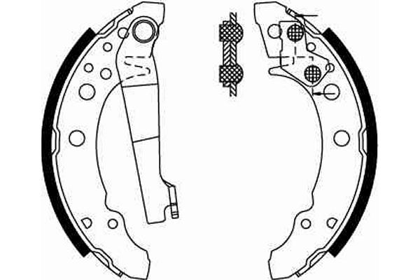 Brake Shoe Set 2