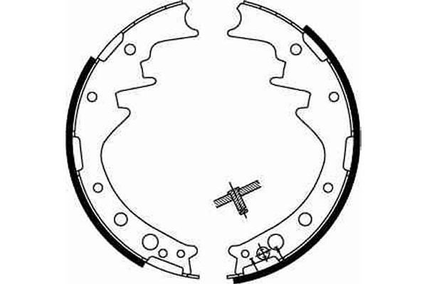 Brake Shoe Set 2