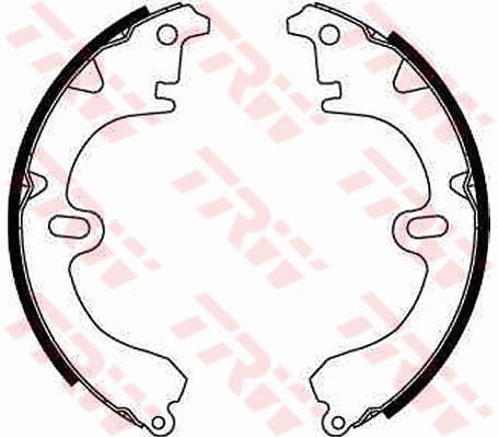 TRW GS8181 Brake Shoe Set...