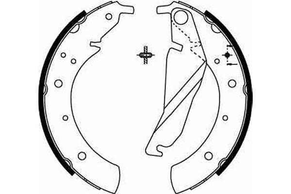 Brake Shoe Set 2