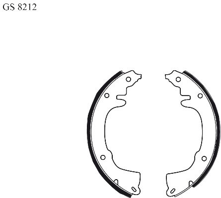 Brake Shoe Set 2