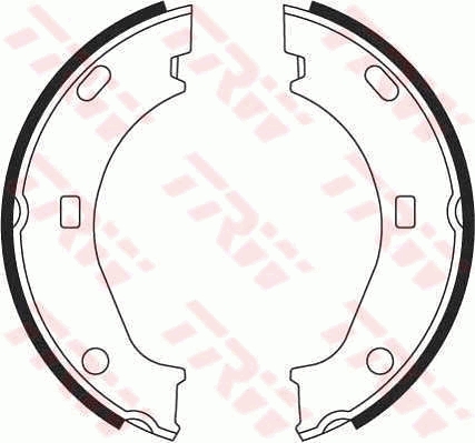Brake Shoe Set, parking brake