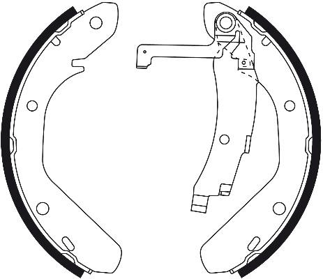 Brake Shoe Set 2