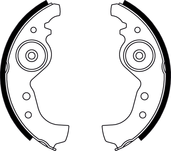 Brake Shoe Set 2