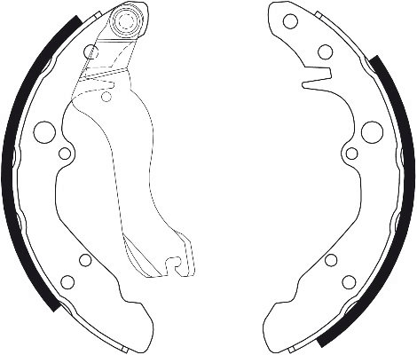 Brake Shoe Set 2