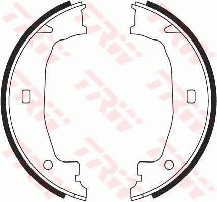 Brake Shoe Set, parking brake
