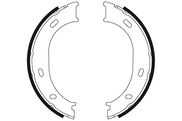 Brake Shoe Set, parking brake 2