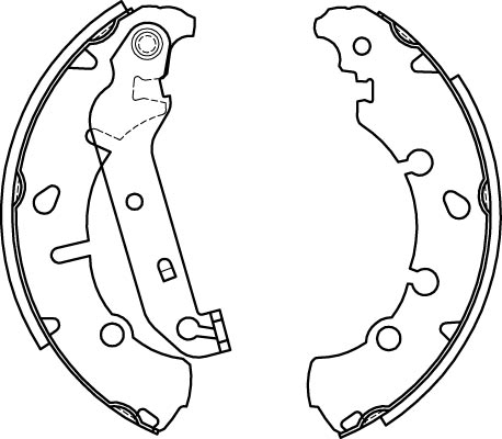 Brake Shoe Set 2