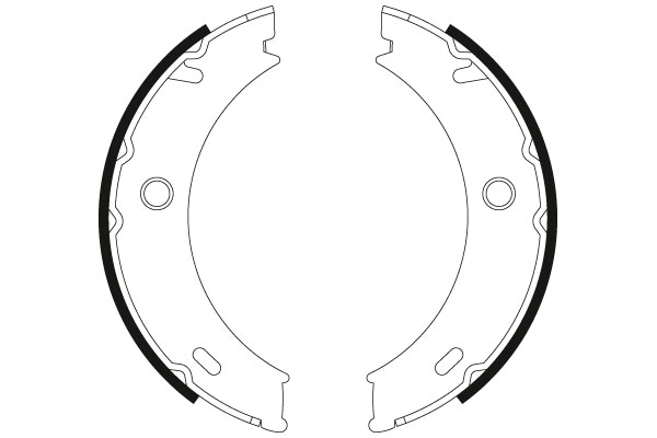 Brake Shoe Set, parking brake 2