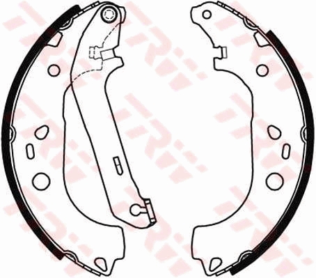 TRW GS8471 Brake Shoe Set...