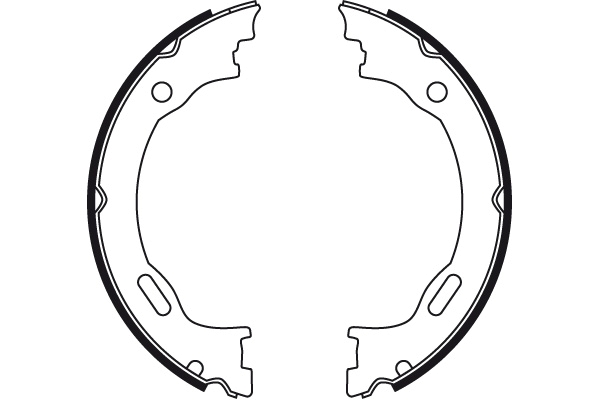 Brake Shoe Set, parking brake 2