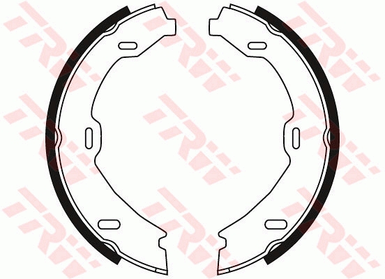 Brake Shoe Set, parking brake 3