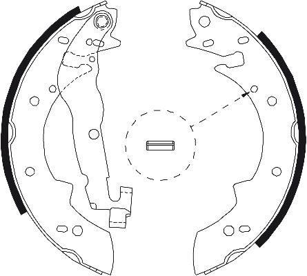 Brake Shoe Set 2