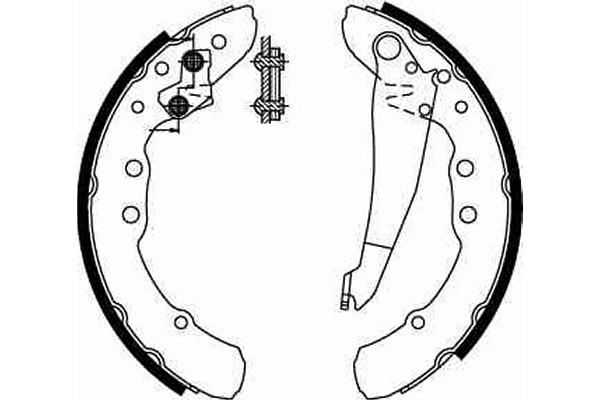 Brake Shoe Set 2
