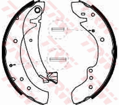 TRW GS8545 Brake Shoe Set...