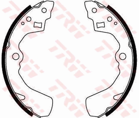 TRW GS8549 Brake Shoe Set...