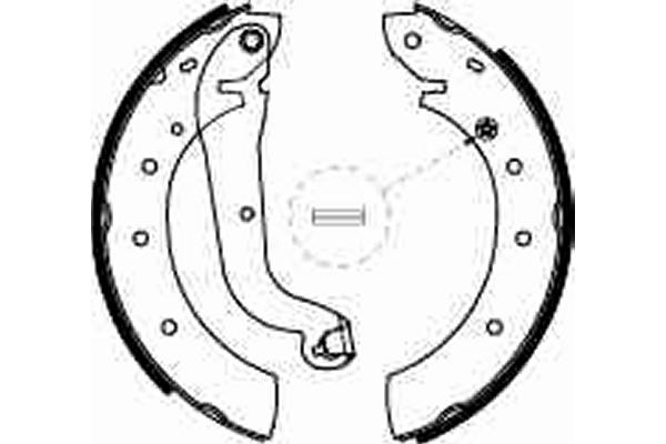 Brake Shoe Set 2