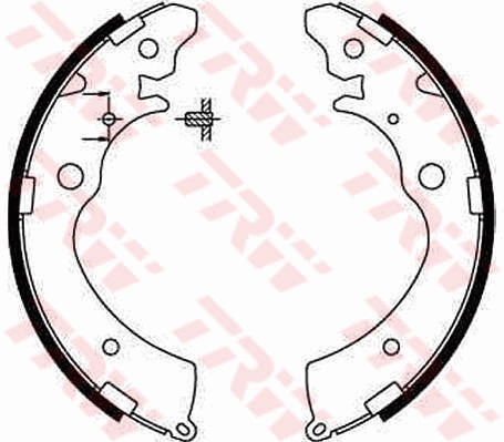 TRW GS8559 Brake Shoe Set...