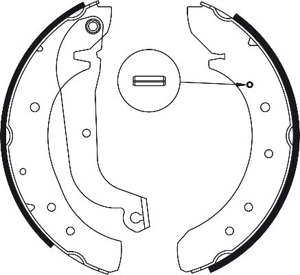 Brake Shoe Set 2